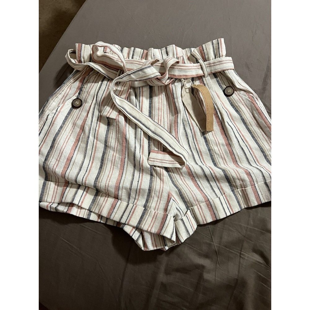 NWT Mustard Seed Shorts‎ Size Large Striped